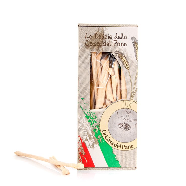 Grissini Vegani stirati a mano EVO 200 gr